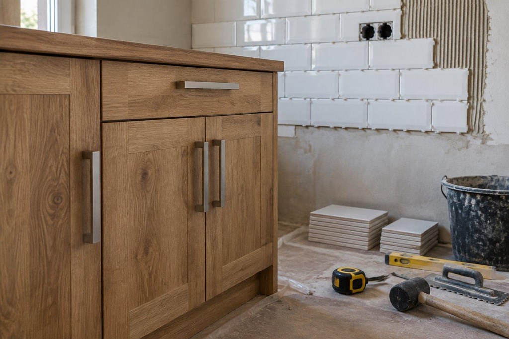 Foto 1 Coordinamos los muebles de cocina para reformas integrales en Caldas de Reis con el resto de la obra